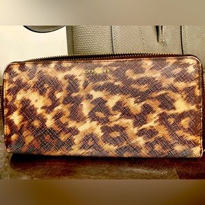 Coach animal print wallet